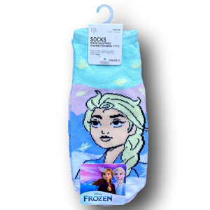 3/$20 Queen Elsa From Disney’s Frozen Funny Novelty No-Show Socks - NWT